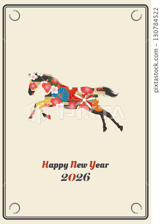 2026年馬年賀年卡 130784522