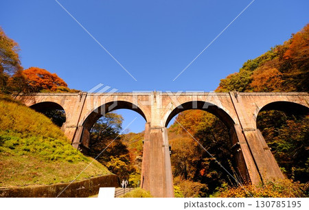 Usui Third Bridge in the Autumn 130785195