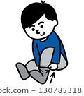 Putting on (socks) | Dressing action card and visual support icon (Put on socks) 130785318