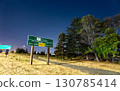 A U.S. Route 101 freeway sign near San Francisco International Airport (SFO) in California, USA. The illuminated sign gives directions to San Francisco and San Jose 130785414