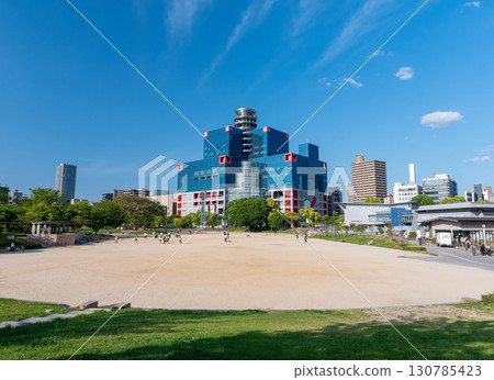 Ogimachi Park and Kansai Television Building in Kita Ward, Osaka City 130785423