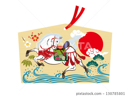 繪馬插圖02 繪馬插圖02 130785801