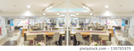 Business office Blurred background meeting room light bokeh education event in company. Blurry abstract background of conference room. Blur background office modern lobby urban decor empty room Business office Blurred background meeting room light bokeh education event in company. Blurry abstract background of conference room. Blur background office modern lobby urban decor empty room 130785970