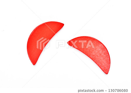 red wooden divination blocks   130786080