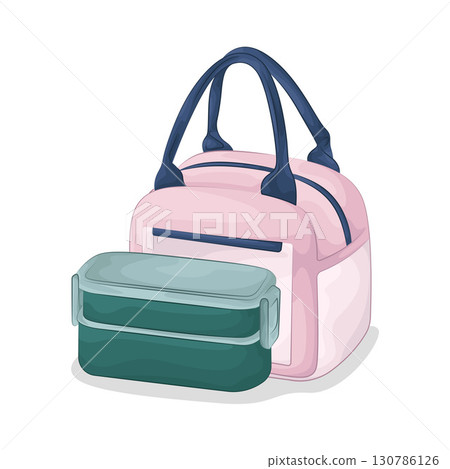 Illustration of Food Container 130786126