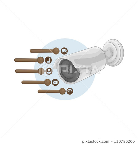Illustration of CCTV Illustration of CCTV 130786200