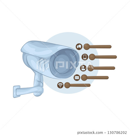 Illustration of CCTV 130786202