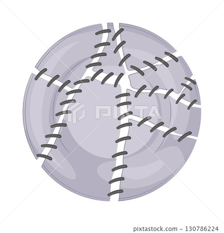 Illustration of Broken plate  130786224