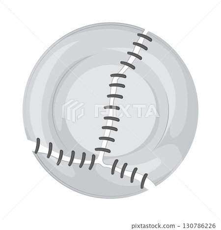 Illustration of Broken plate Illustration of Broken plate 130786226