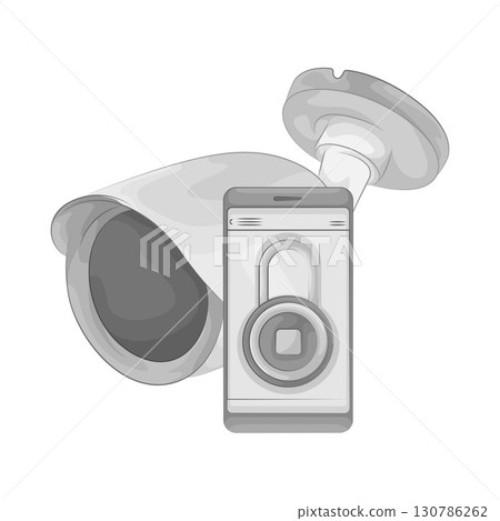 Illustration of CCTV Illustration of CCTV 130786262