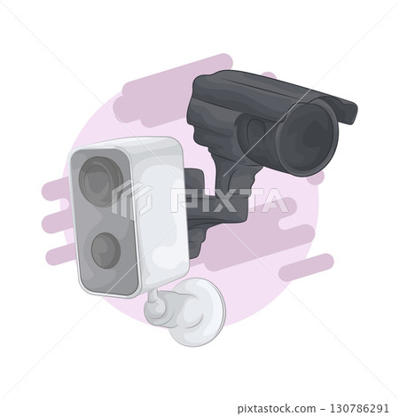 Illustration of CCTV 130786291