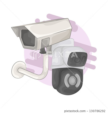 Illustration of CCTV 130786292
