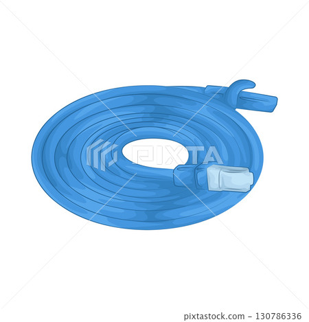 Illustration of Cable Connector Illustration of Cable Connector 130786336