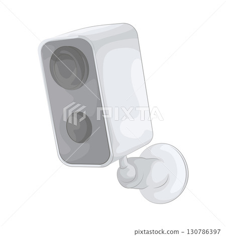 Illustration of CCTV Illustration of CCTV 130786397
