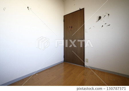 牆壁和門上的洞 130787371