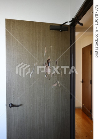 Door with holes 130787378