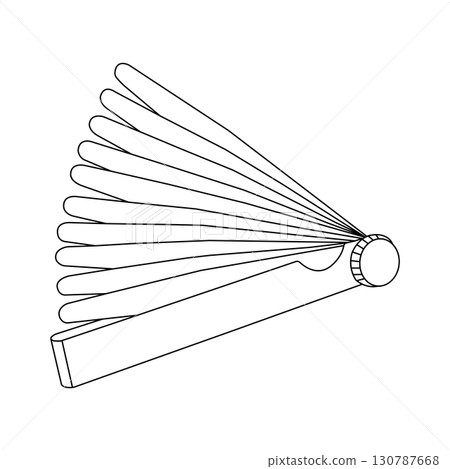 Feeler Gauge icon vector 130787668