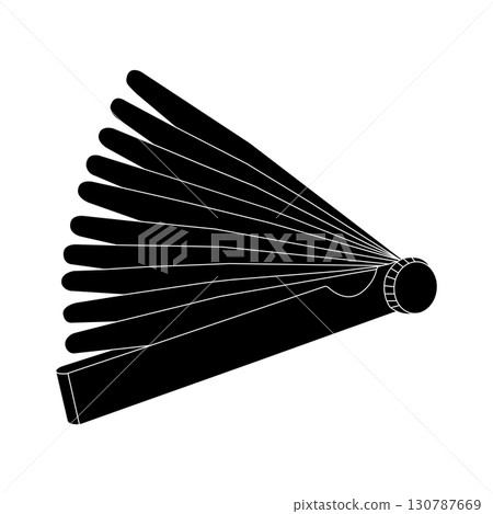 Feeler Gauge icon vector 130787669