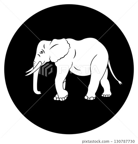 elephant icon design 130787730