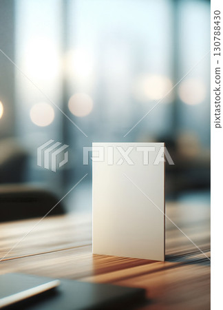 A blank business card template mockup standing on a wooden table, blank business card design template material picture for restaurant, company, store, work A blank business card template mockup standing on a wooden table, blank business card design template material picture for restaurant, company, store, work 130788430