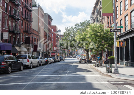 Stylish New York cityscape 130788784