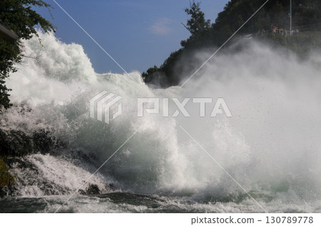 The rheinfall at the Swiss German Border 130789778