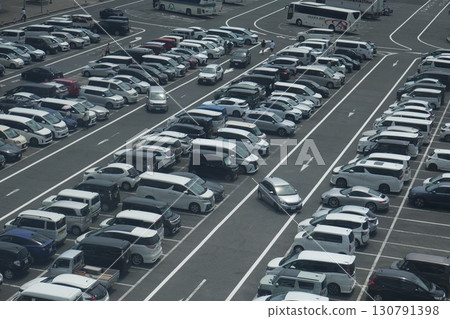 Parking lot on Yoshijima Island in the Seto Inland Sea 130791398