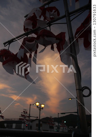 "White-Walled Townscape and Goldfish Lanterns" Tourism in Yanai City, Yamaguchi Prefecture 130791633