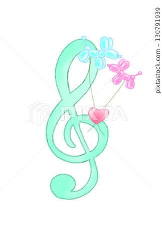 長耳狗氣球的音符 130791939