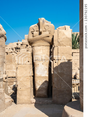 Ancient ruins of Karnak Temple in Luxor, Egypt 130792195