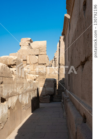 Ancient ruins of Karnak Temple in Luxor, Egypt Ancient ruins of Karnak Temple in Luxor, Egypt 130792196