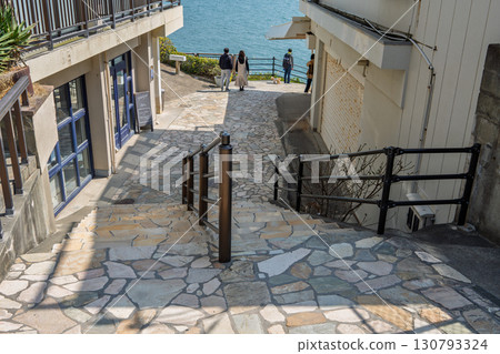 Ako Misaki's "Kirakirazaka" has a lovely atmosphere with its stone-paved roads overlooking the Seto Inland Sea Ako Misaki's "Kirakirazaka" has a lovely atmosphere with its stone-paved roads overlooking the Seto Inland Sea 130793324