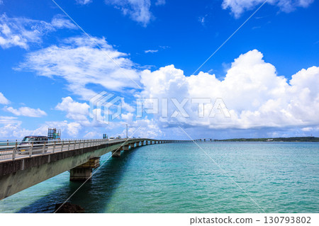 Miyakojima in September: Irabu Bridge 130793802