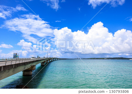 Miyakojima in September: Irabu Bridge 130793806