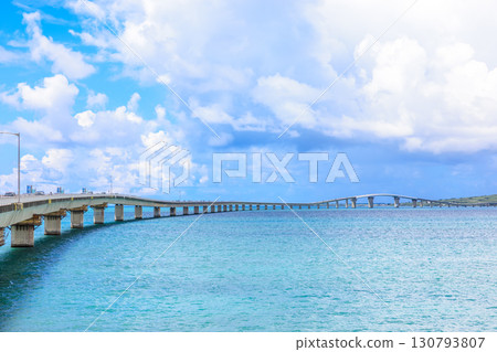 Miyakojima in September: Irabu Bridge 130793807