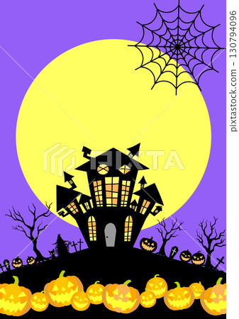 Spooky Halloween background illustration Spooky Halloween background illustration 130794096