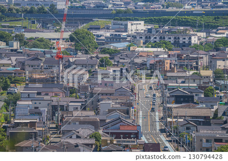 濱松市街景及東名高速公路2號線(靜岡縣) 濱松市街景及東名高速公路2號線(靜岡縣) 130794428