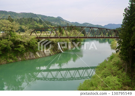 Tadami Line, 7th Tadami River Bridge (Mishima Town, Fukushima Prefecture) Tadami Line, 7th Tadami River Bridge (Mishima Town, Fukushima Prefecture) 130795549