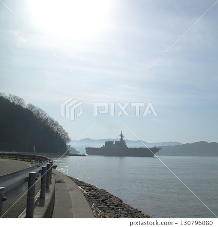 Ship floating in the sea 130796080
