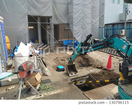 社會基礎建設工程-新建住宅的自來水管、城市瓦斯管的安裝 社會基礎建設工程-新建住宅的自來水管、城市瓦斯管的安裝 130796115