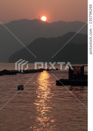Sunset over the inland sea Sunset over the inland sea 130796266