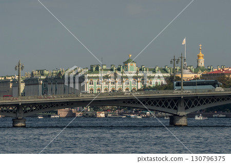 Winter Palace, Hermitage Museum in the distance Winter Palace, Hermitage Museum in the distance 130796375