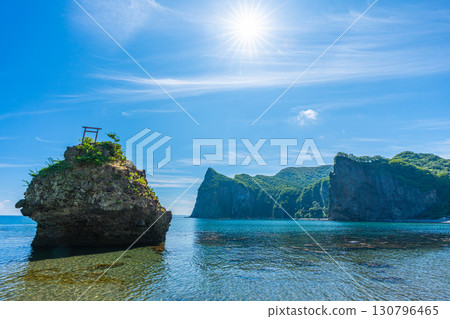 夏天的惠比壽岩和大黑岩，餘市 130796465