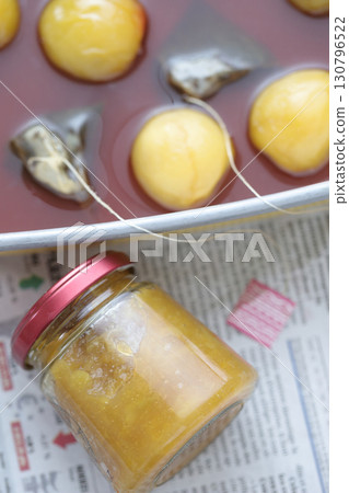 Darjeeling plums and plum jam 130796522