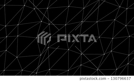 簡單的線框幾何背景 130796637