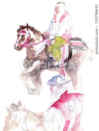 野馬追【騎馬】2人 130796645