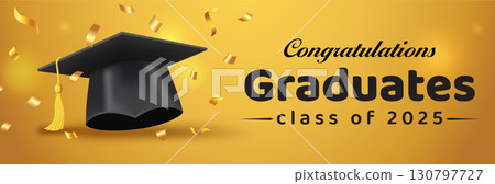 Graduation Celebration Banner, Class of 2025 130797727
