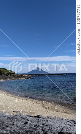 Satsuma Fuji seen from the coast - Mt. Kaimon Satsuma Fuji seen from the coast - Mt. Kaimon 130797753