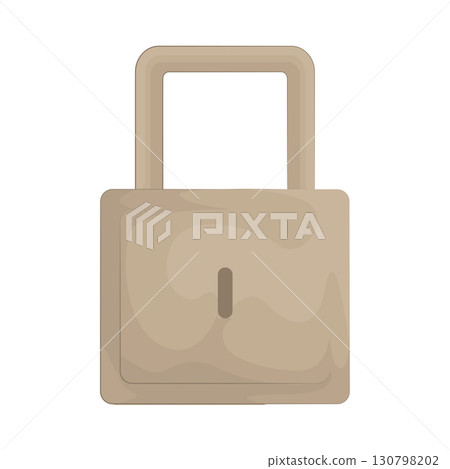Illustration of lock Illustration of lock 130798202