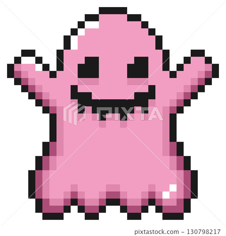 像素藝術人物萬聖節幽靈（3） 130798217